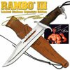 Knife Rambo III Sylvester Stallone Signature Edition Master Cutlery(MC-RB3SS)
