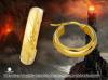 Additional photos: Lord of the Rings Earrings The One Ring (gold plated)