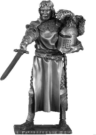 Figure Tristan - Knights of the Round Table - Les Etains Du Graal