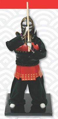 Kendo doll with katana