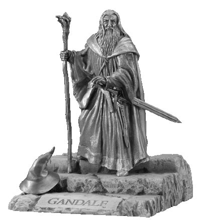 LOTR Gandalf Figure - Les Etains Du Graal