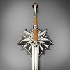 Longsword - Raven Forge Geralt of Rivia's Steel Sword - The Witcher Sword