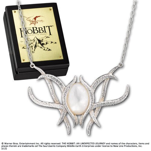 Necklace Galadriel Brooch Sterling Silver - The Hobbit