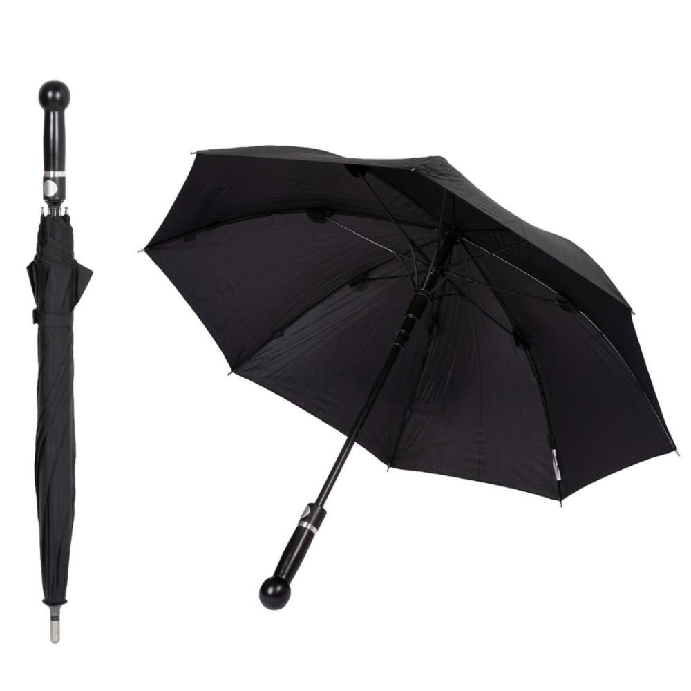 Security Umbrella men City-Safe knob handle  with reflection