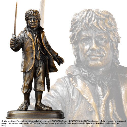 The Hobbit Bronze Statue Bilbo Baggins Noble Collection