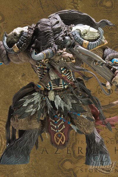 World Of Warcraft, Series 3: Tauren Hunter: Brave Highmountain Deluxe Collector Figure